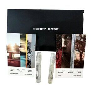 3 Henry Rose Char & Windows Down SETS Fragrance Unisex Sampler EDP NEW SEALED